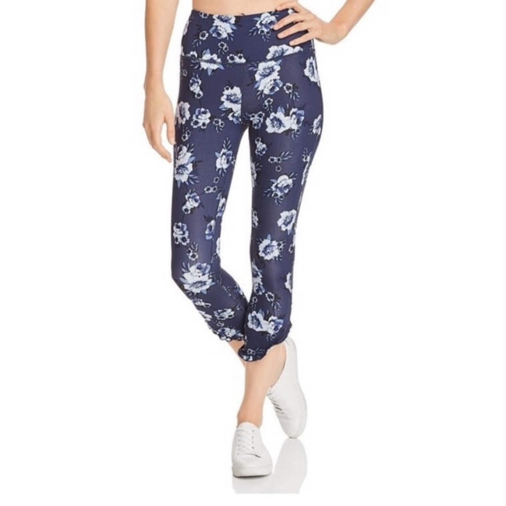 Kate Spade Praire Rose Cropped Ruffle Leggings